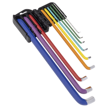 Sealey AK71740 Premier Extra-Long Stubby Element Hex Key Set 9pc