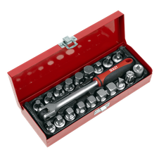 Sealey AK759 Oil Drain Plug Key Set 3/8"Sq Drive 20pc
