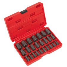 Sealey AK8182 Multi-Spline Screw Extractor Set 25pc