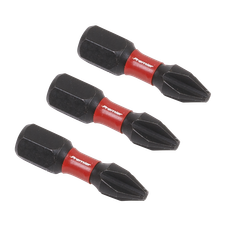 Sealey AK8205 Premier Phillips Impact Power Tool Bits #2 x 25mm 3pc