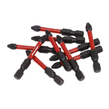 Sealey AK8275 Premier Pozi Impact Power Tool Bits #2 x 50mm 10pc