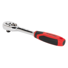 Sealey AK8946 Premier Pear-Head Ratchet Wrench with Flip Reverse 1/4"Sq Drive