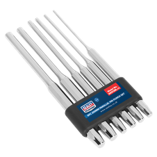 Sealey AK9128L Premier Long Parallel Pin Punch Set 6pc