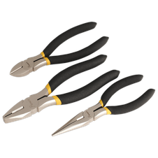 Sealey AK9333 Premier Pliers Set Ni-Fe Finish 3pc