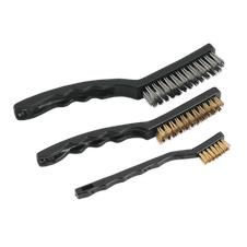 Sealey AK9801 Auto Engineer's Wire Brush Set 3pc