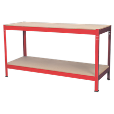 Sealey AP1535 Steel Workbench with Wooden Top 1.53m