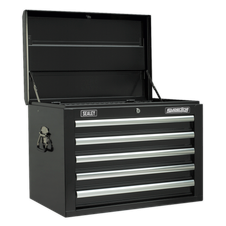 Sealey AP26059TB Superline Pro Topchest 5 Drawer - Black