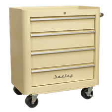 Premier AP28204 Retro Style Rollcab 4 Drawer