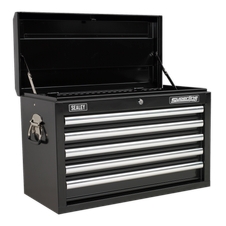 Sealey AP33059B Superline Pro Topchest 5 Drawer - Black