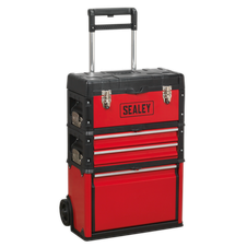 Sealey AP548 Mobile Steel/Composite Toolbox with 3 Compartments