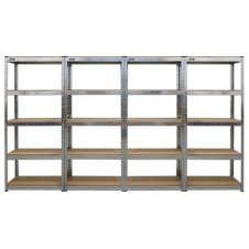 Sealey AP6150GSCOMBO Racking Unit 5 Shelf 150kg Capacity Per Level - Set of 4
