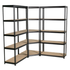Sealey AP7150COMBO1 Corner Racking Unit with 5 Shelves