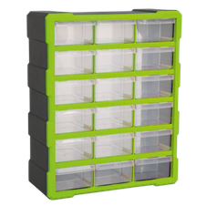 Sealey APDC18HV Cabinet Box 18 Drawer - Green/Black