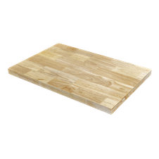 Superline Pro APMS30WA Black Edition Rubber Wood Worktop 680mm