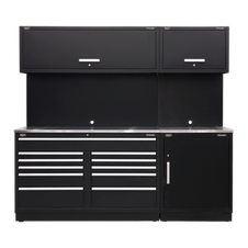 Sealey APMSCOMBO4SS Premier Storage System with Stainless Worktop 2.33m