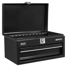 Sealey APMTB2 Superline Pro Mini Toolbox with Drawer - Black