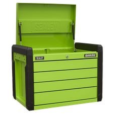 Sealey APPD4G Superline Pro Push-to-Open Topchest 4 Drawer - Green
