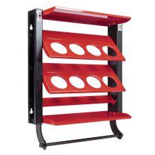 Sealey APSCR8 Spray Can Storage Rack with 8 Can Holders