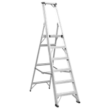 Sealey AXL6 Industrial Step Ladder 6-Tread Aluminium - EN 131