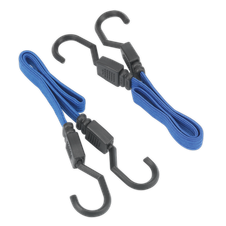 Sealey BCS15 Flat Bungee Cord Set 460mm 2pc