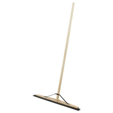 Sealey BM24RS Rubber Floor Squeegee with Wooden Handle 24"(600mm)