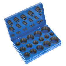 Sealey BOR407 Imperial Rubber O-Ring Assortment 407pc