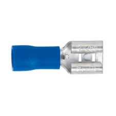 Sealey BT20 Push-On Female Terminal 6.3mm, Blue - Pack of 100