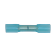Sealey BTSB100 Heat Shrink Butt Connector Terminal 5.8mm, Blue - Pack of 100