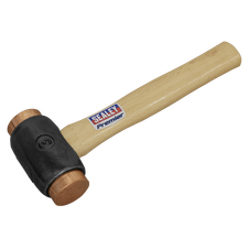 Sealey CFH04 Premier Copper Faced Hammer with Hickory Shaft 4.3lb