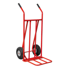 Sealey CST800 Folding Sack Truck with Pneumatic Tyres 150kg Capacity