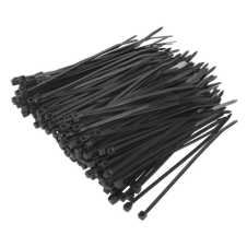 Sealey CT10025P200 Cable Tie 100 x 2.5mm, Black - Pack of 200