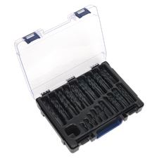 Sealey DBS170RF HSS Roll Forged Drill Bit Assortment 1-10mm 170pc