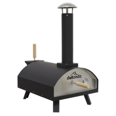 Dellonda DG10 Wood-Fired Pizza Oven 14" - Black