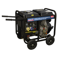 Sealey DG5000W 5000W Diesel Welder Generator 4-Stroke Engine 110/230V
