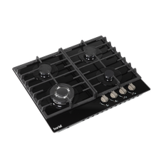 Baridi DH226 Gas Hob with 4 Cooking Zones 60cm - Black