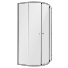 Baridi DH301 Quadrant Shower Entry Enclosure 800 x 800 x 1850mm with 6mm Tempered Glass - Chrome