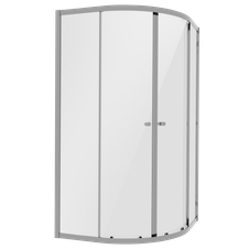 Baridi DH302 Quadrant Shower Entry Enclosure 900 x 900 x 1850mm with 6mm Tempered Glass - Chrome