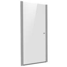 Baridi DH303 Pivot Shower Door 800 x 1850mm, 6mm Tempered Glass, Reversible - Chrome