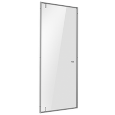 Baridi DH306 Hinged Shower Door 800 x 1850mm, 6mm Tempered Glass, Reversible - Chrome