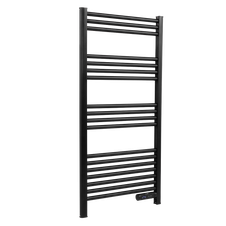 Baridi DH371 Electric Heated Towel Rail 1085 x 535mm with LED Display - Black