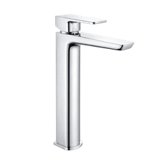 Baridi DH394 High Basin Mixer Tap with Clicker Waste - Chrome