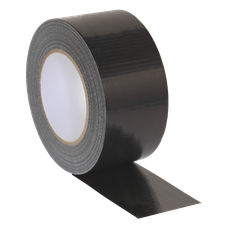 Sealey DTB75 Duct Tape 75mm x 50m - Black
