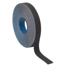 Sealey ER252580 Emery Roll 80Grit 25mm x 25m - Blue Twill