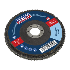 Sealey FD10080 100mm Zirconium Flap Disc 80Grit 16mm Bore