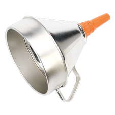 Sealey FM20 Metal Funnel with Filter 200mm