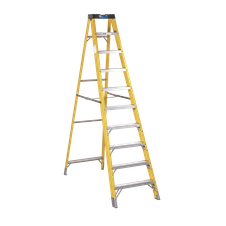 Sealey FSL10 Fibreglass Step Ladder 9-Tread - EN 131