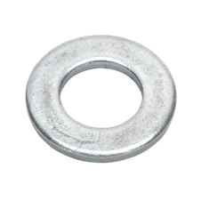 Sealey FWA1224 Zinc Plated Form A Flat Washer M12 x 24mm, DIN 125 - Pack of 100