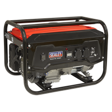Sealey G2201 2200W Generator 6.5hp 4-Stroke Engine 230V