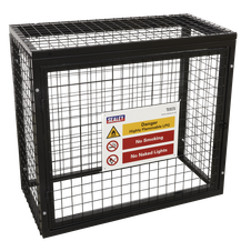 Sealey GCSC319 Gas Cylinder Safety Cage - 3 x 19kg