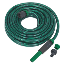 Sealey GH15R/12 Water Hose 15m with Fittings